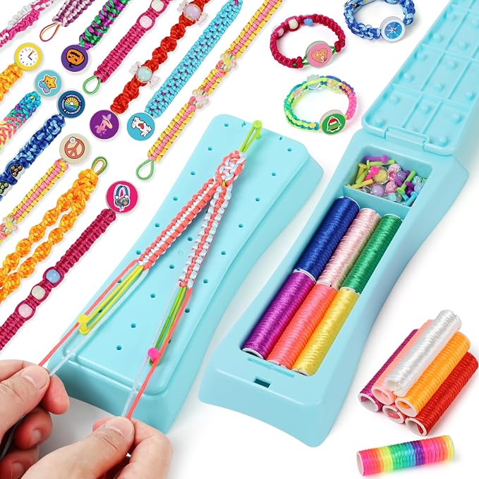 Friendship Bracelet Making Kit for Girls - Arts Crafts for Kids String