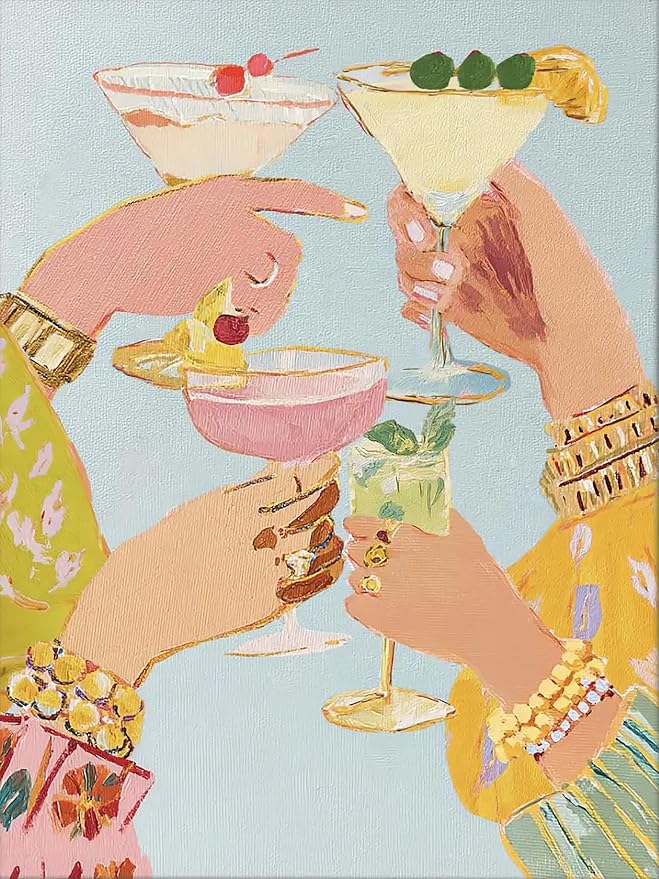 Benjenes Friendship Cocktail Diamond Art Kits for Adults Diamond Painting