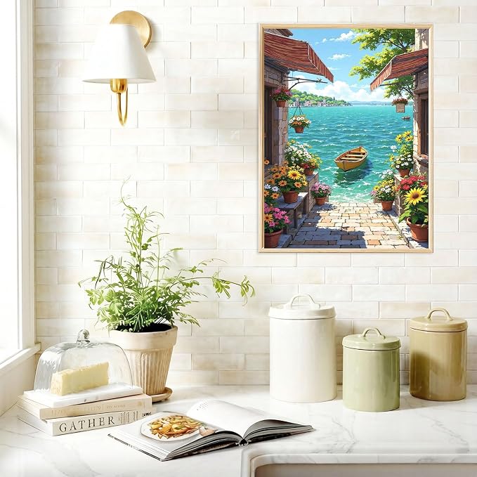 Amaieuin Diamond Art Kits for Adult Bginners,Landscape 12x16inch