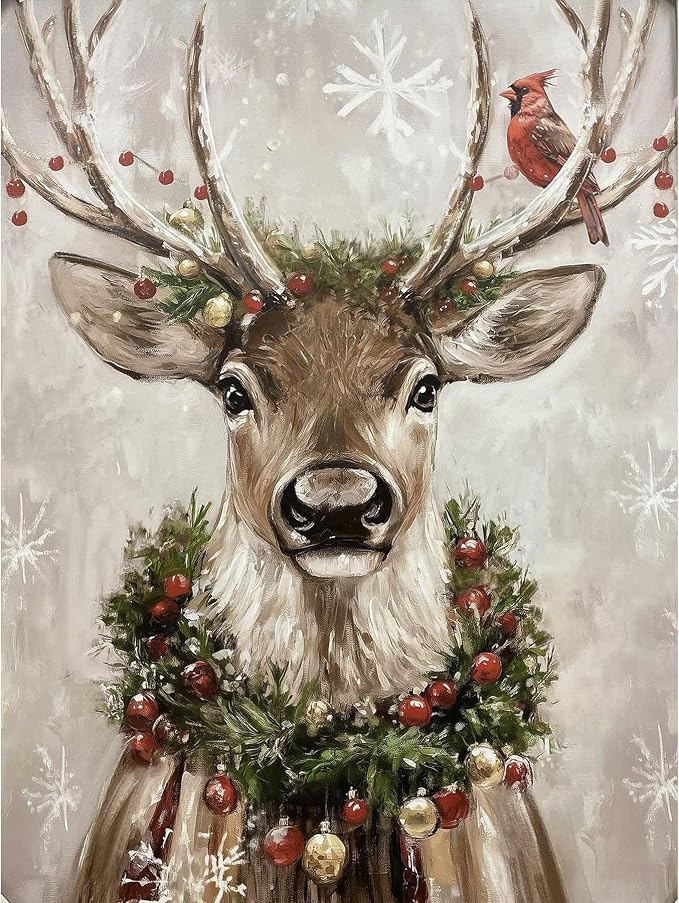 Lophomie Christmas Diamond Art Kits for Adults, 5D Diamond Painting Kits