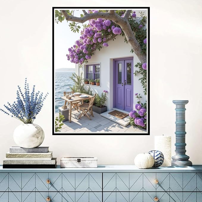 Yunruily Paint by Numbers Kits for Adults Landscape-Paint by Numbers for Adults Canvas,Paint by Number Adult for Gifts Home Wall Decor (16x20inch)