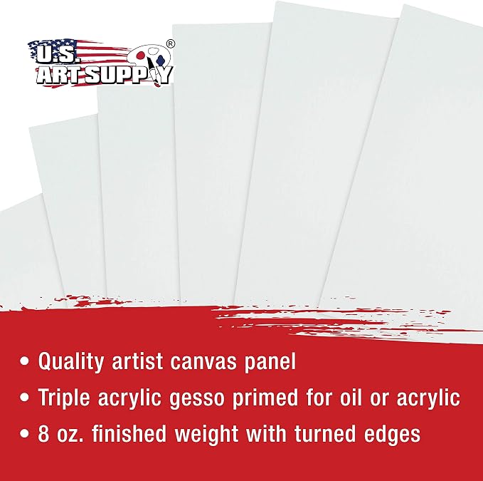 U.S. Art Supply Square Variety Assortment Professional Artist Quality