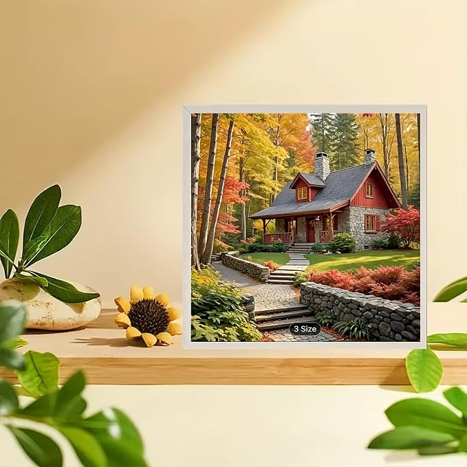 5D Diamond Painting Kits for Beginners, DIY Diamond Painting Kits for Adults, Diamond Painting for Adults Diamond Painting Kits Landscape 14x14 Inch