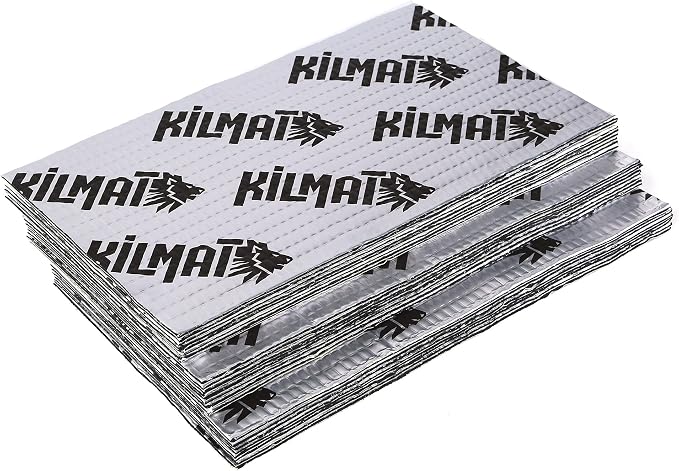 KILMAT Extra 100 mil 25 sqft Car Sound Deadening Mat, Butyl Automotive Sound Deadener, Audio Noise Insulation and dampening