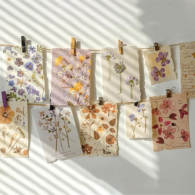 120 Sheets Vintage Floral Scrapbook Papers Journaling Scrapbooking Supplies Kit Textured Paper Junk Journal Supplies for Planner, Bullet Journal Collage Card Embellishment Retro Crafts