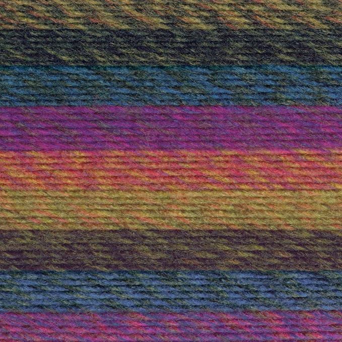 Lion Brand Yarn, Ferris Wheel Crochet Yarn, Summer Day, Multicolor, 3 Pack