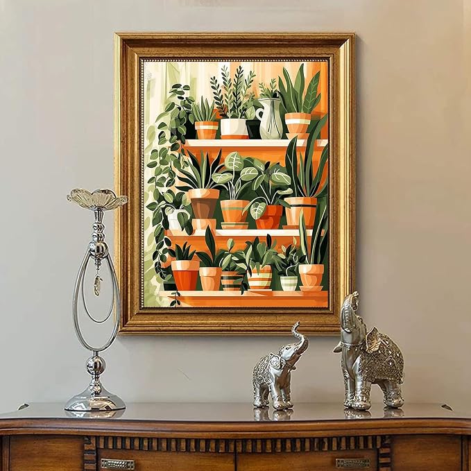 Plant Diamond Painting Kits for Adults - Potted Diamond Art Kits for Adults