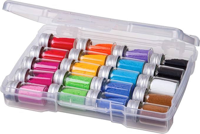 ArtBin 6946AB Photo & Craft Organizer 4" x 6" Box, [1] Plastic Storage Case, Clear