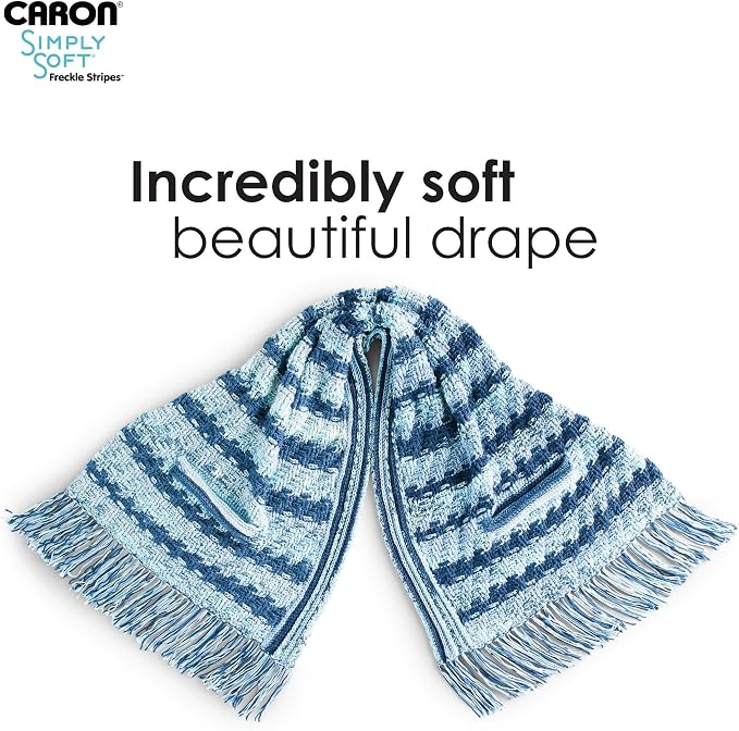 Caron Simply Soft Freckle Acrylic Yarn for Crocheting Soft, Moss, 3-Pack