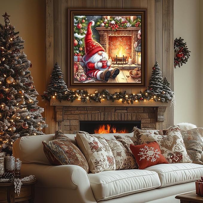 Christmas Paint by Number Kits for Adults, Paint by Numbers Kit for Adults