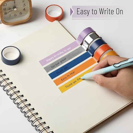 Mr. Pen- Washi Tape Set, 10 Rolls, 5 Yards/Roll, Washi Tape for Scrapbook | Arts, Crafts, Journals and Planners, Autumnal Reverie