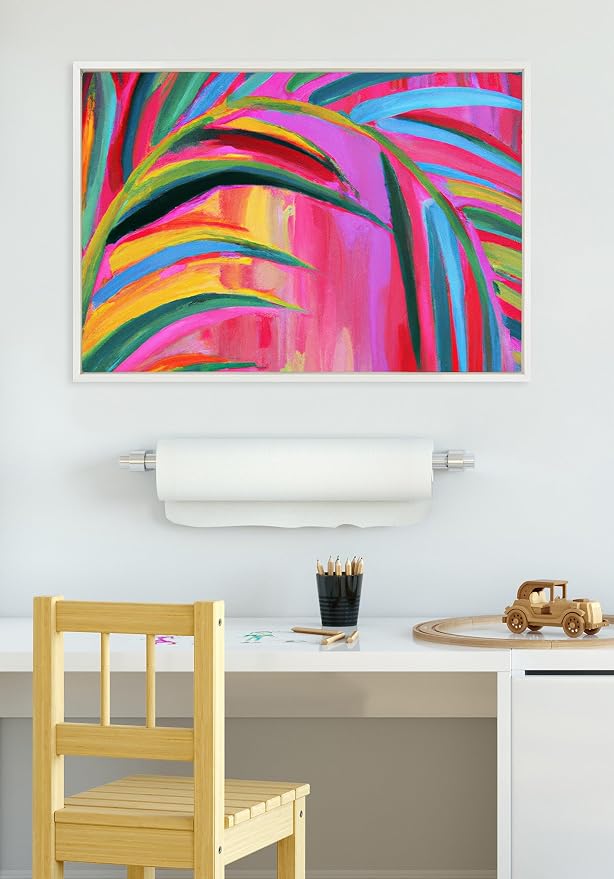 Kate and Laurel Sylvie Blank Framed Canvas Wall Art, 22x22 Gray, Modern Empty Canvas for Paint-Your-Own Art, Premium Canvas Already Framed