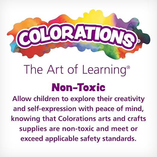 Colorations Washable Clear Glue, 2 Gallons, Dries Clear, Ideal for Slime