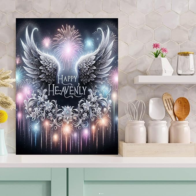 Diamond Art Kits for Adults Angel Wings Diamond Painting Kit 12x16in