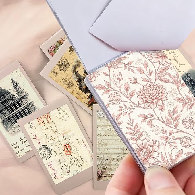 Bomichi Washi Stickers, 12 Sets 600 Pcs Aesthetic Sticker Book for DIY Journaling, Journaling Supplies for Bullet Journal Art Diary Card Craft Gifts Planner Notebook