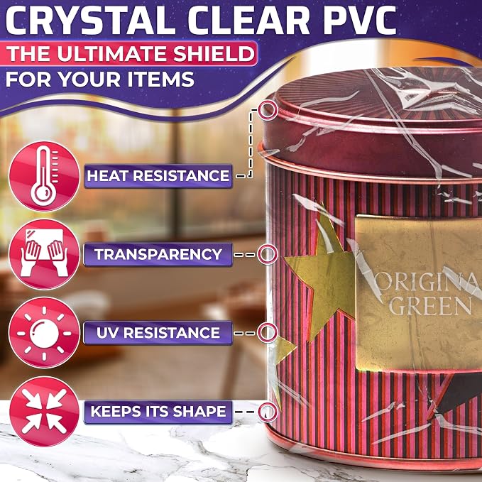 PalaYou 200 Pcs Clear Heat Shrink Wrap Bags, 5x7 Inches, PVC Film | Homemade Soap Packaging for Jewelry, Crafts and Gifts; Heat Gun or Hair Dryer at Medium Temperature; Soap Making Supplies