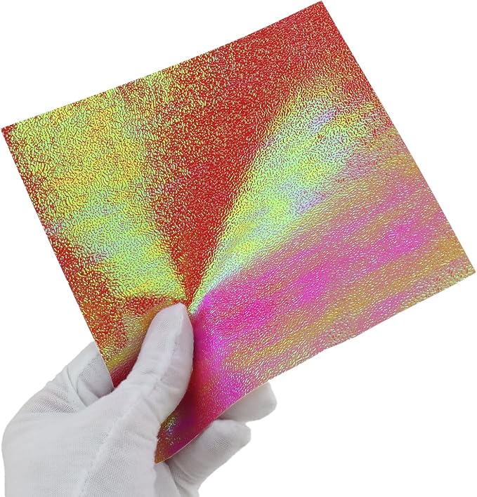 150 Sheets Origami Paper, Square Glitter Cardstock Shiny Laser Paper, Cute Romantic Craft Supplies for Handicrafts Craft Party Decor, 3 Types x 50 Sheets (7.87", 5.91", 3.94")
