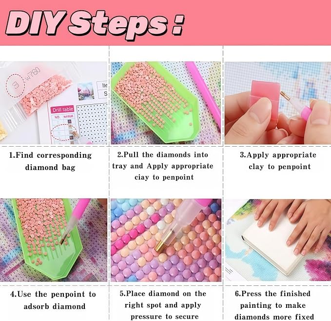 Forest Landscape Diamond Art Kits,5D Diamond Painting for Adult Beginners | DIY Full Drill Round Gem Painting Art for Adults，Home Wall Decor 13.78x13.78 Inch