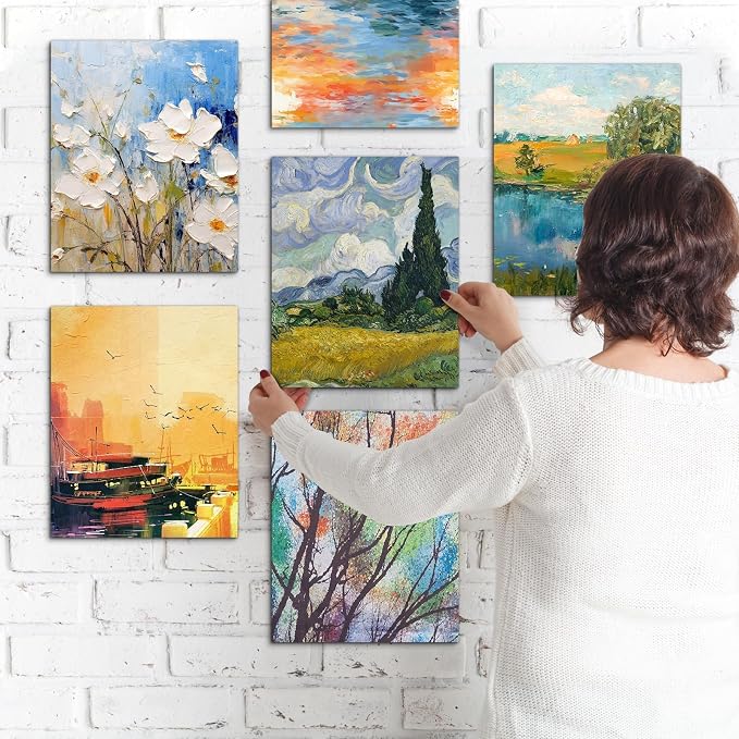 Canvas Boards 12 x 16 inch, 14 Pack, Primed, 100% Cotton Blank Canvas, Quality Acid Free Artist Canvas Panels for Painting Acrylics Watercolor & Oil