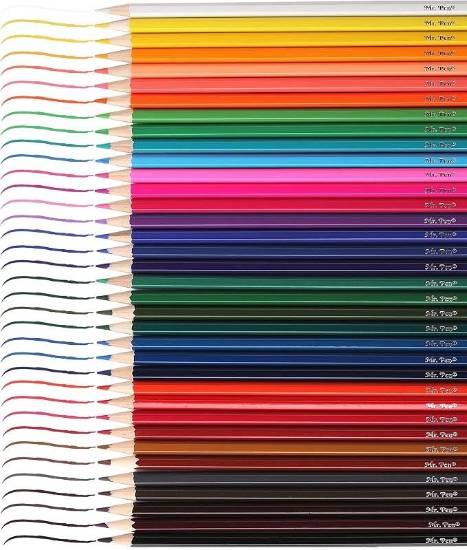 Mr. Pen- Colored Pencils for Kids, 36 Pack, Soft Core Pre-Sharpened | Color Pencils Bulk for Adult Coloring Book, Drawing, Sketching, Teacher Supplies, Classroom Prizes, Kids Party Favors