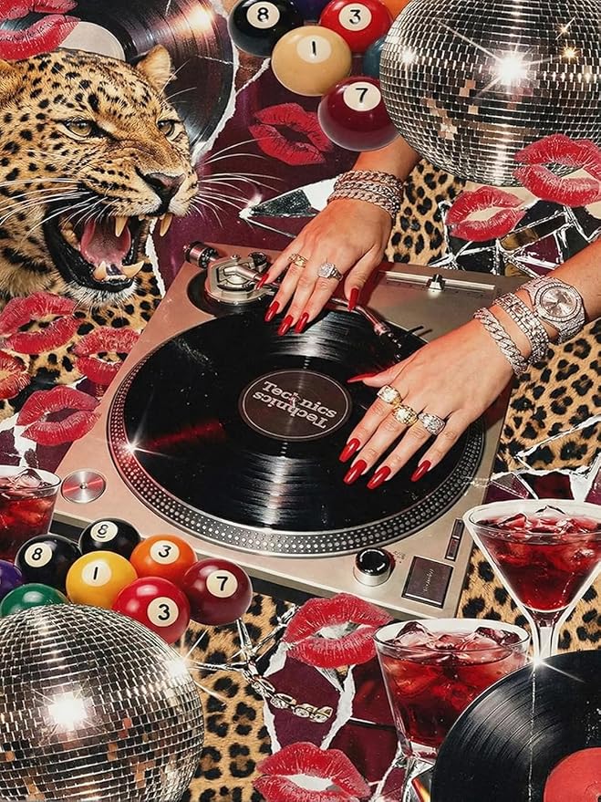 Trendy Cheetah diamond art kits for adults Diamond Painting Kit for adults