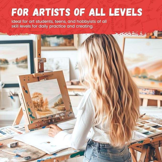 Simetufy 30Pcs 9x12Inch Canvas Boards for Painting Art Panels for Novices | Gesso Primed 100% Cotton Blank for Acrylic Oil Watercolor Tempera Paint