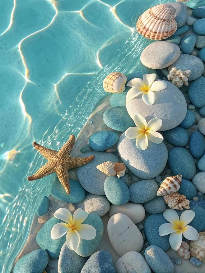 Benjenes Ocean Diamond Art Kits for Adults, Diamond Painting Kits