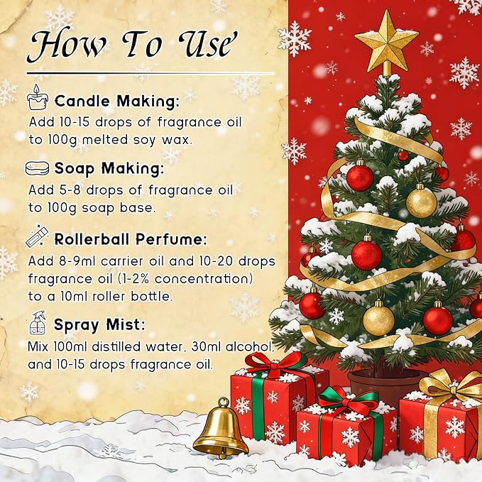 HIQILI Sweet Tobacco Fragrance Oil for Diffuser, Candle & Perfume Making