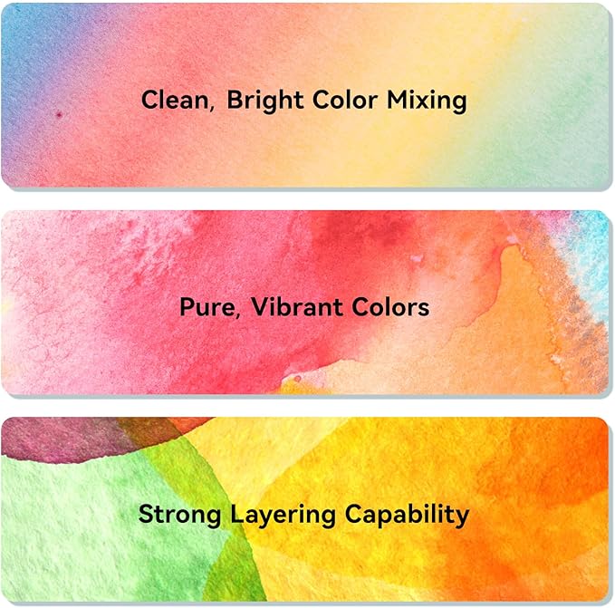 Paul Rubens Artist Watercolor Set, 24 Vibrant Ocean Colors for Seascape | High Lightfastness & Unmatched Transparency, Portable Metal Case Art Supplies for Artists Beginners Hobbyists Students