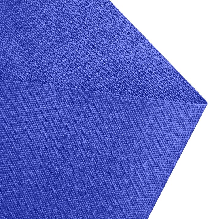 10oz Heavy Duty Cotton Canvas Fabric 60" x 40", Thick Cotton Duck Cloth for Painting, Sewing, Crafts, Tote Bags, Embroidery, Home Decor, Drop Cloth (Dark Blue)