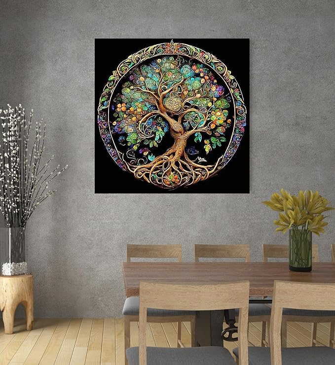 5D Diamond Painting Kits for Adults, Tree of Life Diamond Art for Adults