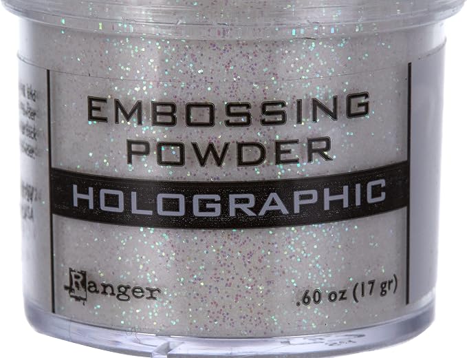 Ranger EPJ00-709 Embossing Powder .60oz, Holographic, 1.75 x 1.5 x 1.5