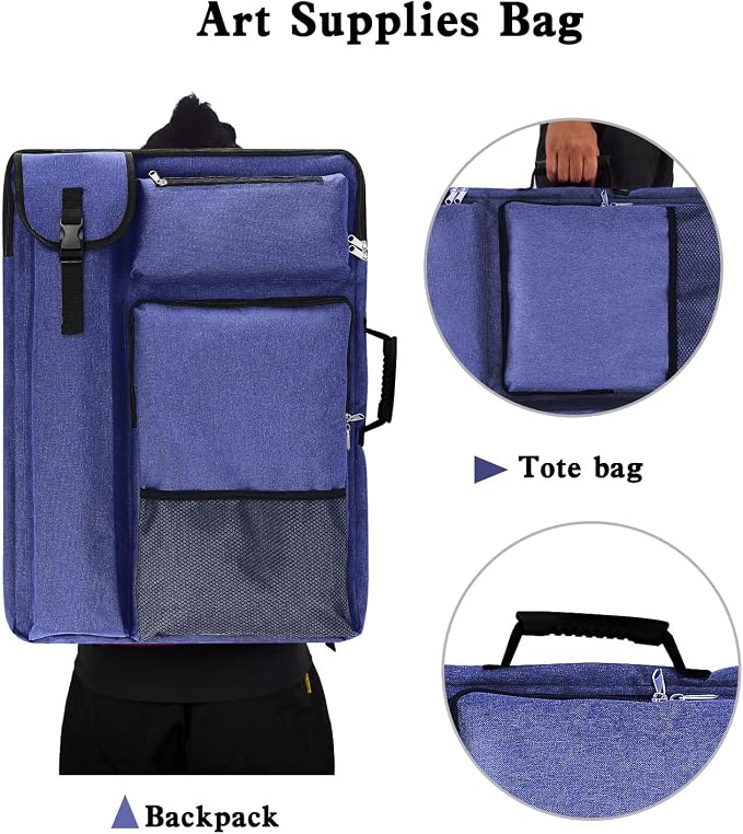 TreochtFUN Art Bags for Supplies Portfolio Case 19 X 25.5 in Artist Folder