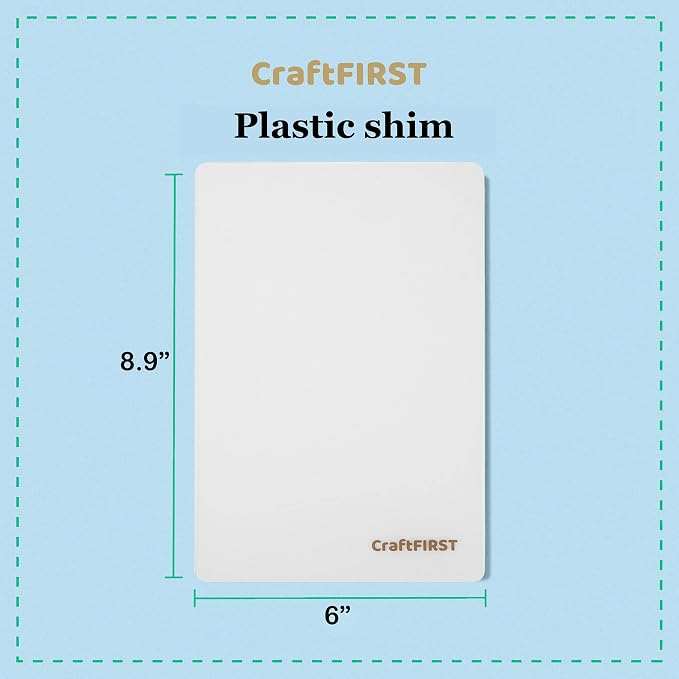 6 x 8.9 Plastic Shim Die Cutting Machine Accessaries 1 Pair