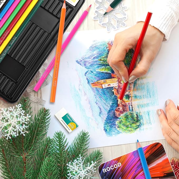 Profession Sketch Pencils & Colored Pencils for Adults Drawing Pencils Set