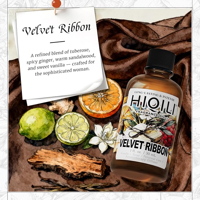 HIQILI Velvet Ribbon Fragrance Oil for Diffuser and Aromatherapy