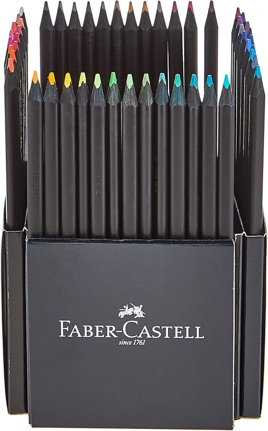Faber-Castell Black Edition Colored Pencils, 1 Count (Pack of 50)