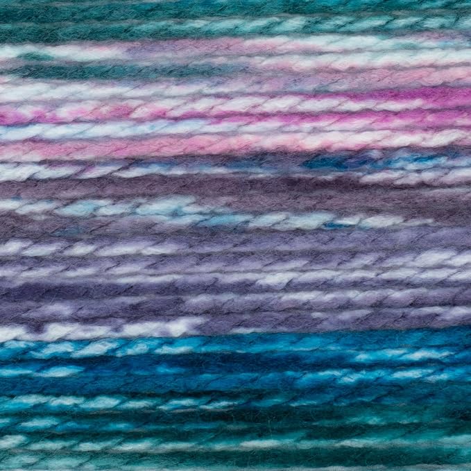 Lion Brand Yarn Mandala Impressions, Multicolor Yarn for Knitting, Crochet and Crafting, Rain Forest, 1 Pack