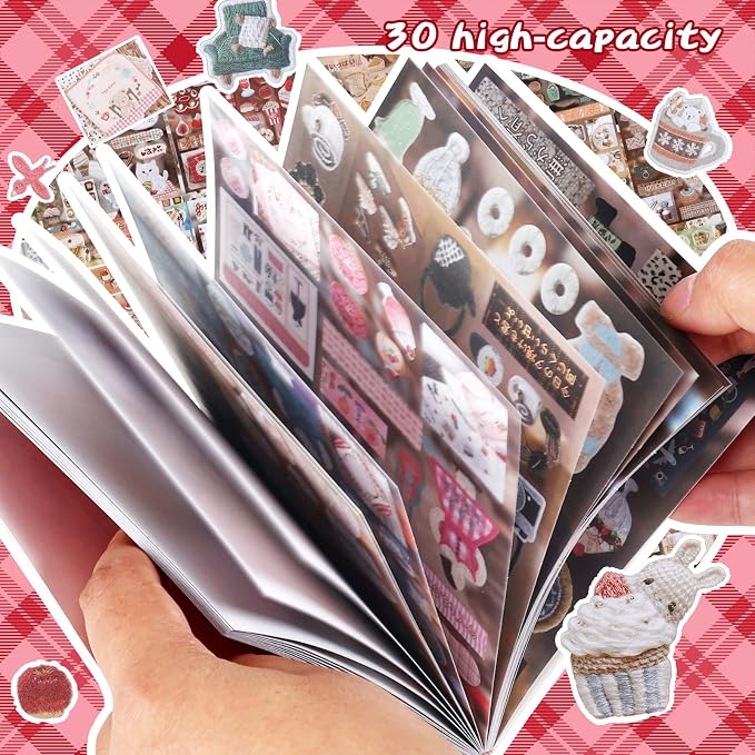 Tmtains 30 Sheets Japanese Manga Style Sticker Book 800+Pcs Heisei Retro Food Daily Life Theme Manga Books Style Sticker Aesthetic Japanese Stickers Book for Adults Scrapbooking Notebook (Food 1)