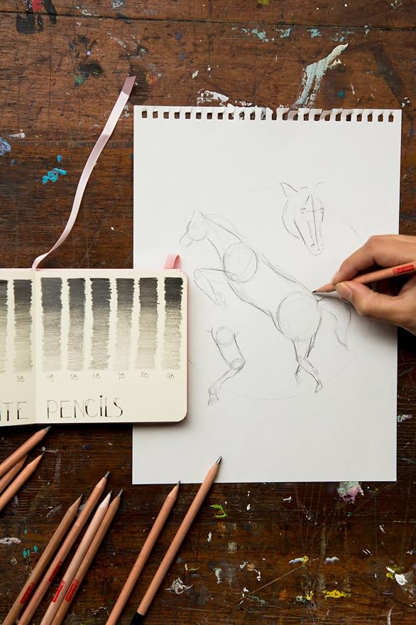 Talens Art Creation Sketchbook, Pastel Pink, 80 Sheets, 5.1 x 8.3 in