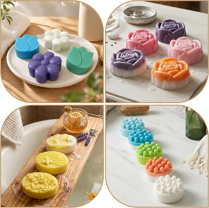 PIUH All in One Soap Making Supplies Kit for Adults