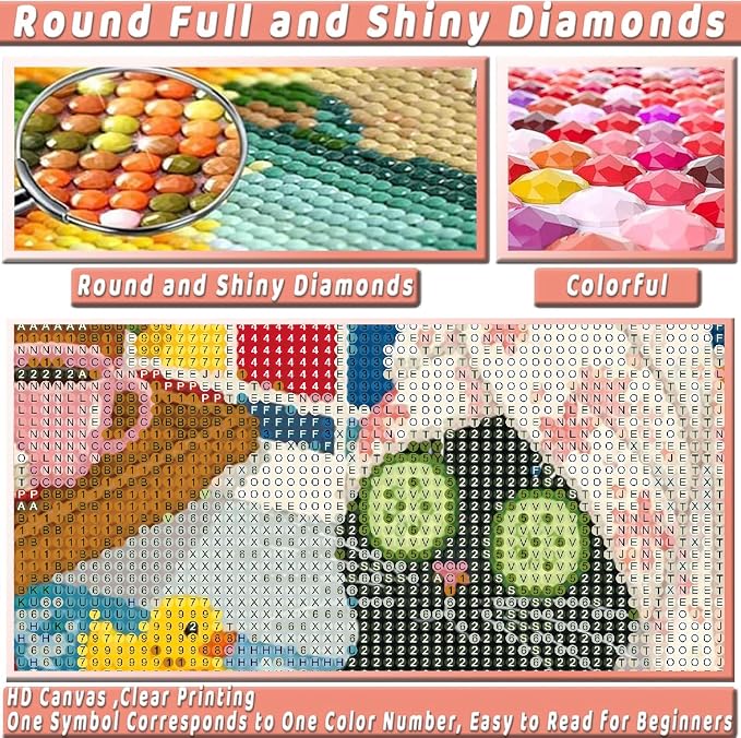 3 Pack Black Cat Diamond Art Kits for Adults Diamond Painting Kit Beginner