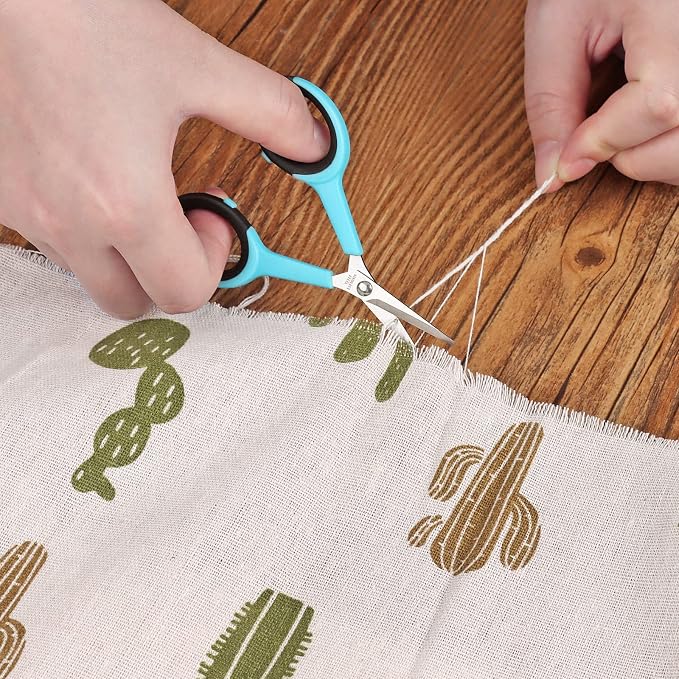 Asdirne Premium sewing Scissors Bundle, Perfect Sewing Partners, Sharp and Durable, Comfortable Handle, Contains 9”Fabric scissors, 5”Detail Shear, 3.9”Embroidery Scissors, 4.8”Thread Snips