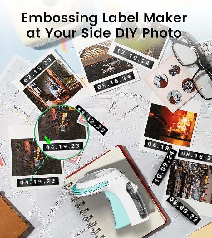 Embossing Label Maker Machine, Retro Embossed Label Maker Vintage