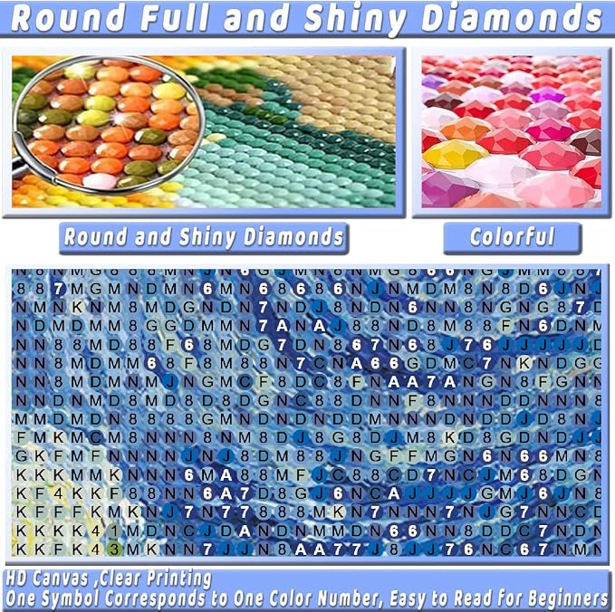Van Gogh Cute Diamond Art Kits for Adults Diamond Painting Kit for Beginner