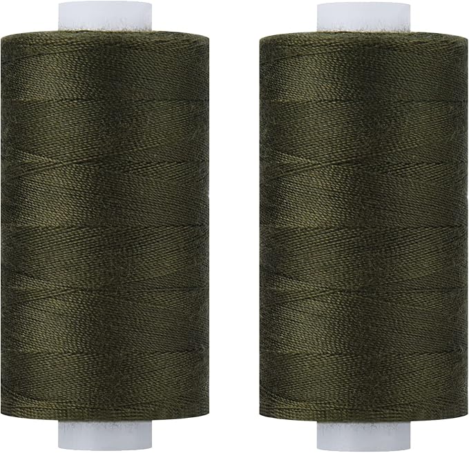 Simthread All Purpose Thread Polyester 400Y Dark Olive Green