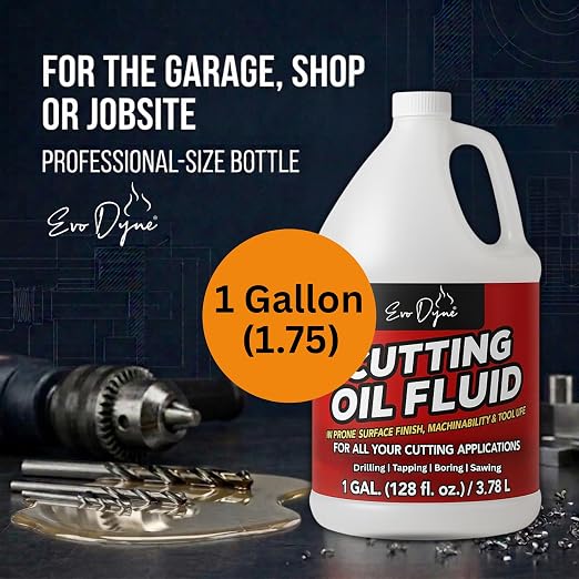 Evo Dyne Cutting Fluid 1 Gallon Metal Cutting Oil Made in USA