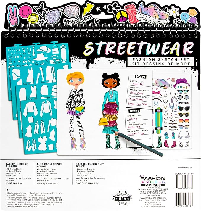 Fashion Angels Streetwear Design Portfolio