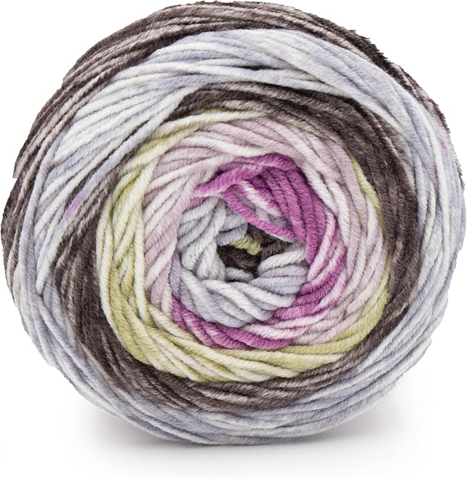 Lion Brand Yarn, Mandala Ombré Variegated Yarn for Crocheting, Knitting, and Crafts, Transform, 1 Pack, Soft, Acrylic Fiber for Cozy Blankets, Worsted Weight Sweaters and Colorful Shawls | Variegated Yarn for Crochet, Knit, Crafts, Soft, Acrylic Fiber ...
