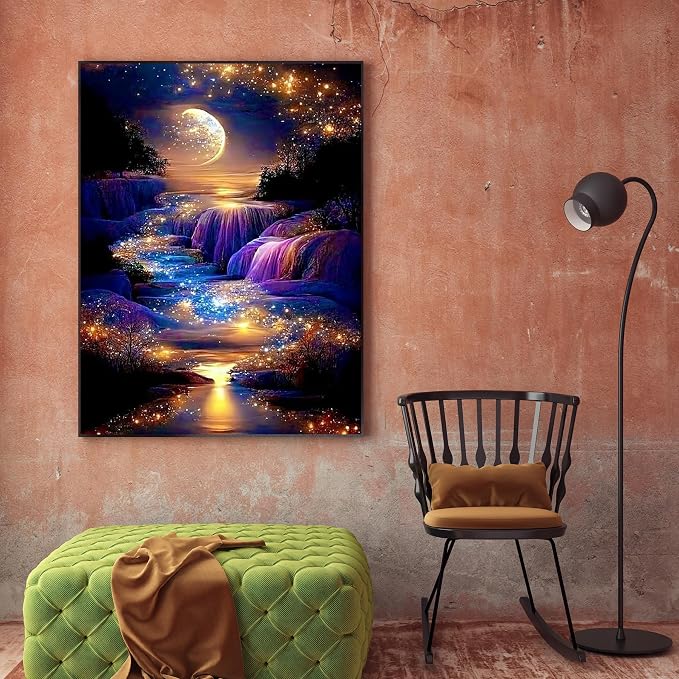 5D Diamond Painting Kits for Adults, Landscape Diamond Art Kits for Adults